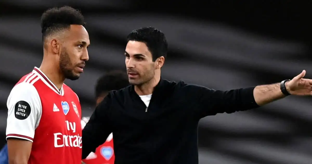 Aubameyang Arteta TEAMtalk