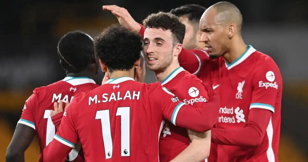Mohamed Salah, Diogo Jota Liverpool March 2021