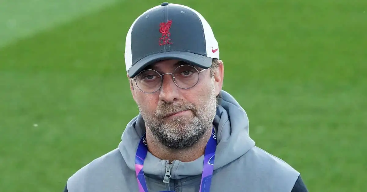 Jurgen Klopp Liverpool manager frustrated