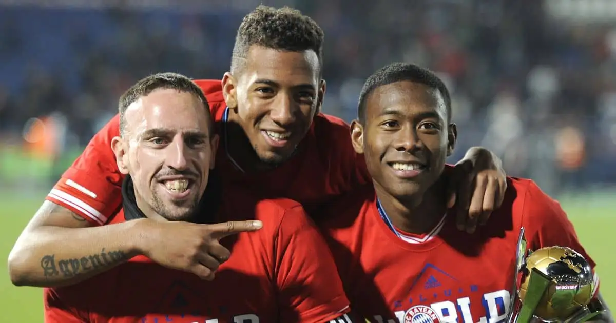 Jerome Boateng, David Alaba, Franck Ribery Bayern Munich glory days