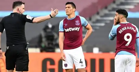 West Ham handed huge lift as star sees three-match ban overturned