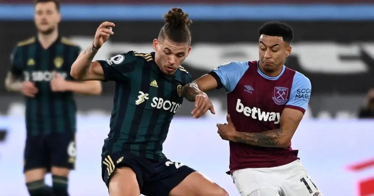 Kalvin Phillips, Jesse Lingard, West Ham v Leeds