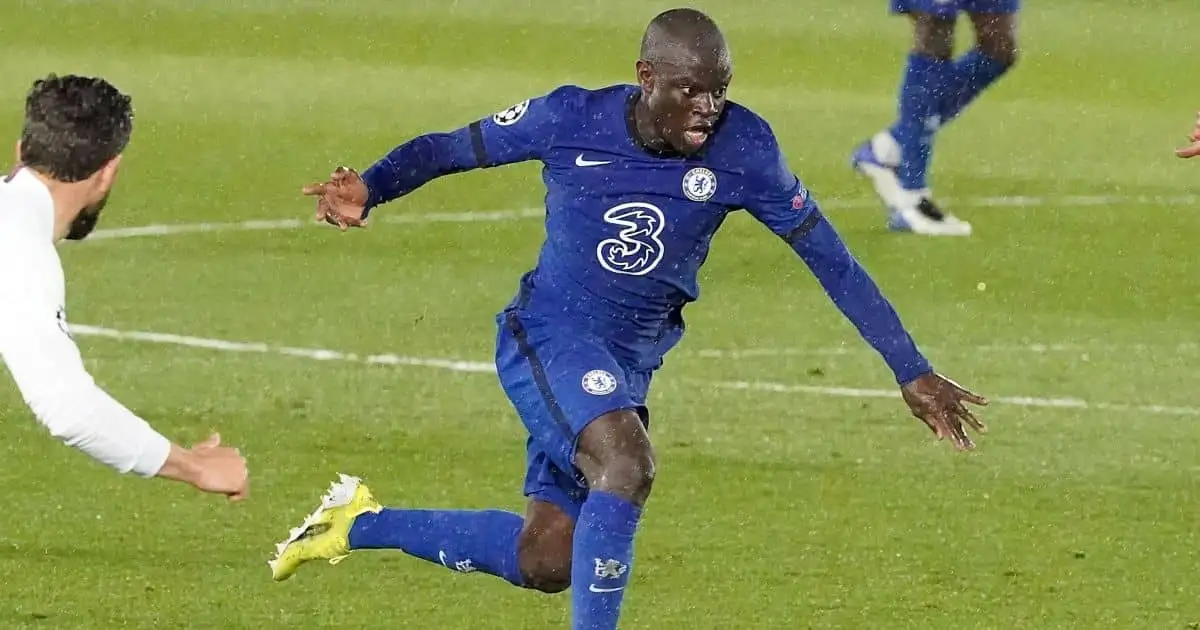 N'Golo Kante Real Madrid v Chelsea April 2021
