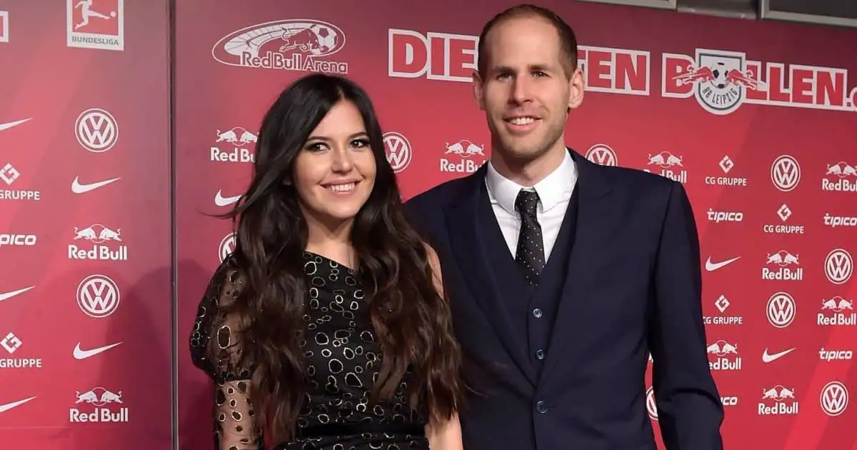 Peter Gulasci, RB Leipzig keeper at awards dinner