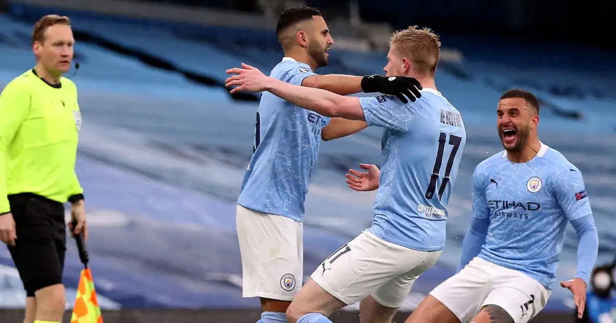 Riyad Mahrez double sends relentless Man City to first ever Champions League final