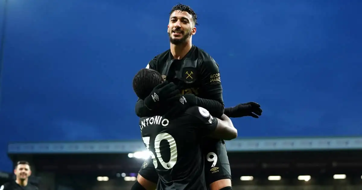 Benrahma magic averts disaster, but West Ham suffer European heartache