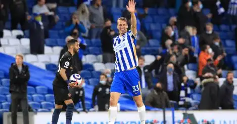 Burn strike completes comeback as Brighton down 10-man Man City