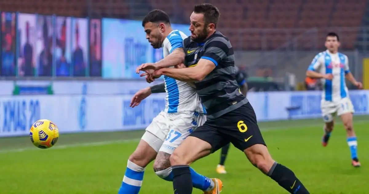 Stefan de Vrij Inter v Napoli December 2020