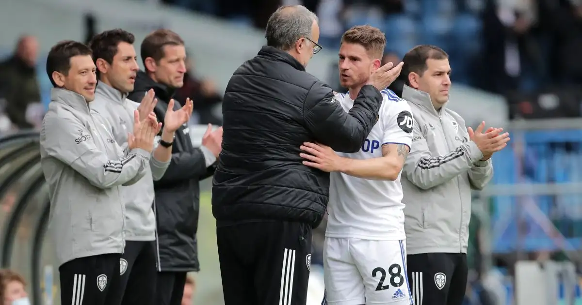 Marcelo Bielsa, Gaetano Berardi Leeds v West Brom May 2021