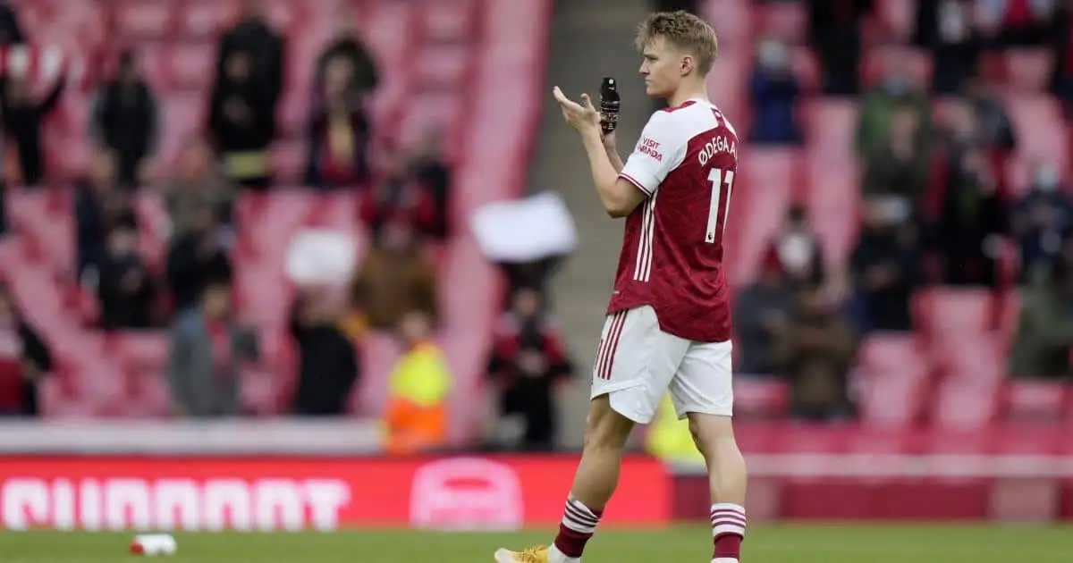 Martin Odegaard Arsenal v Brighton May 2021