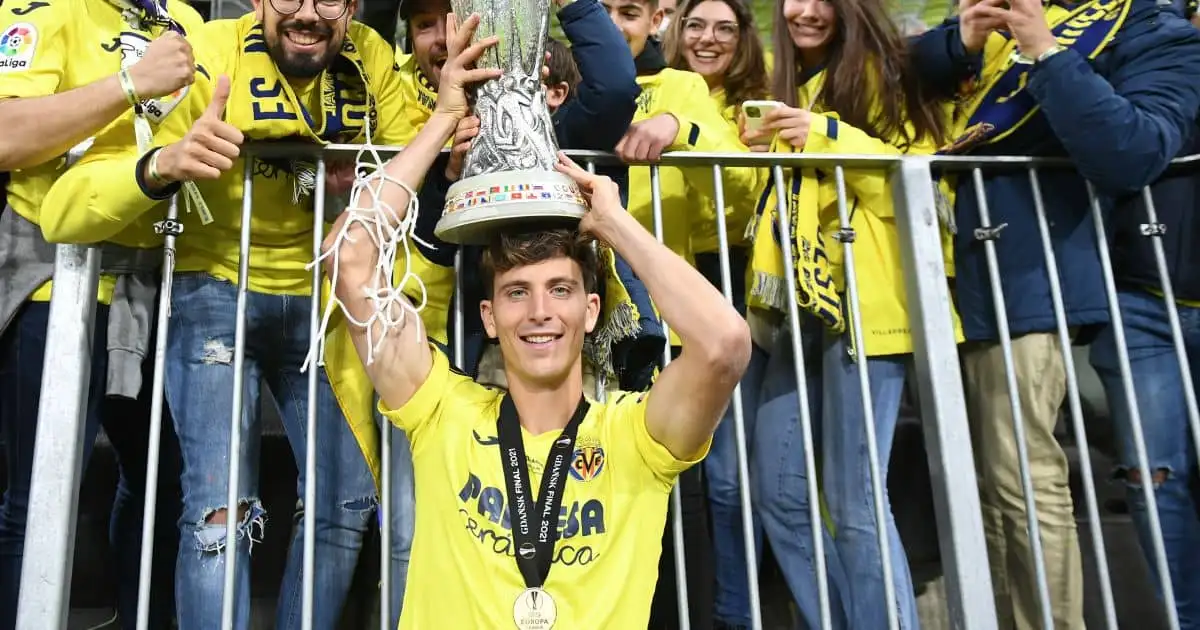 Pau Torres Europa League Trophy Gdansk TEAMtalk