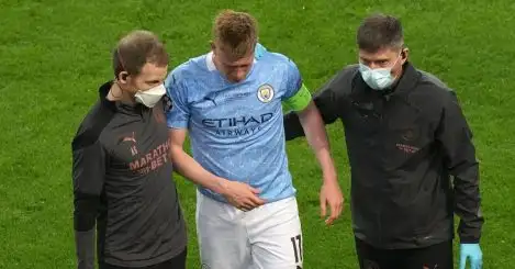 De Bruyne posts defiant four-word message after revealing injury status