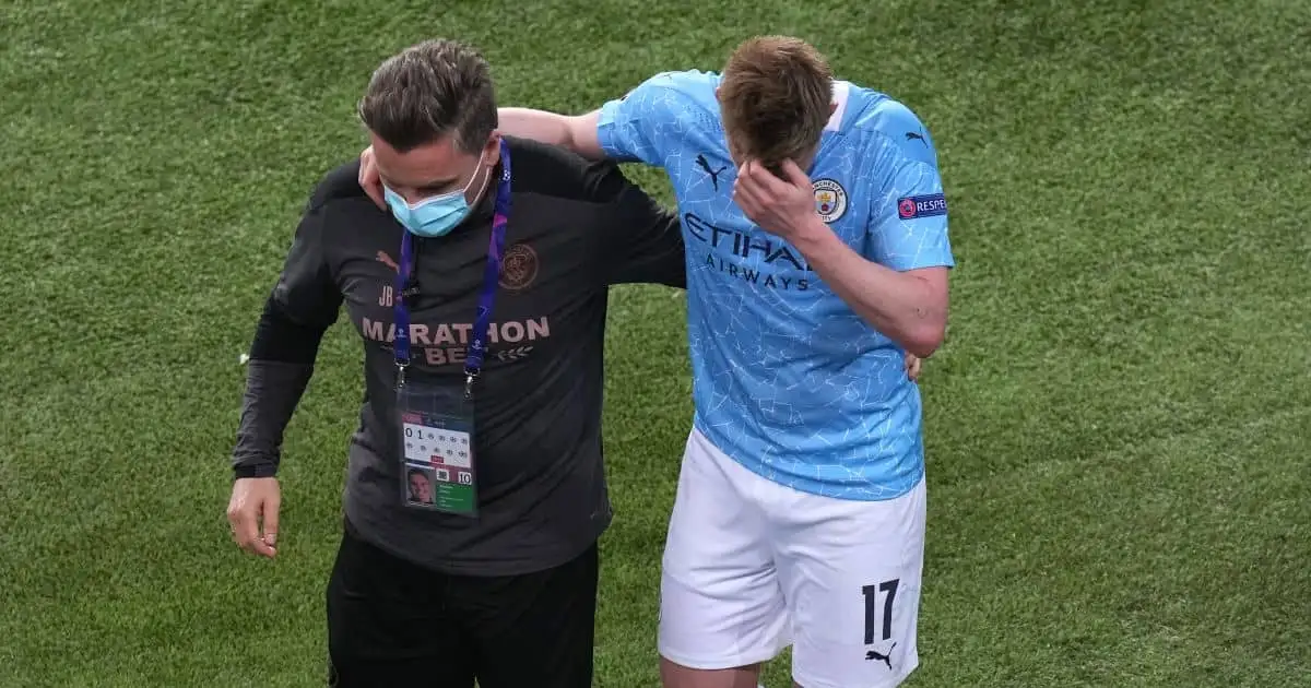 Martinez sets timescale for de Bruyne Euros decision after CL final injury