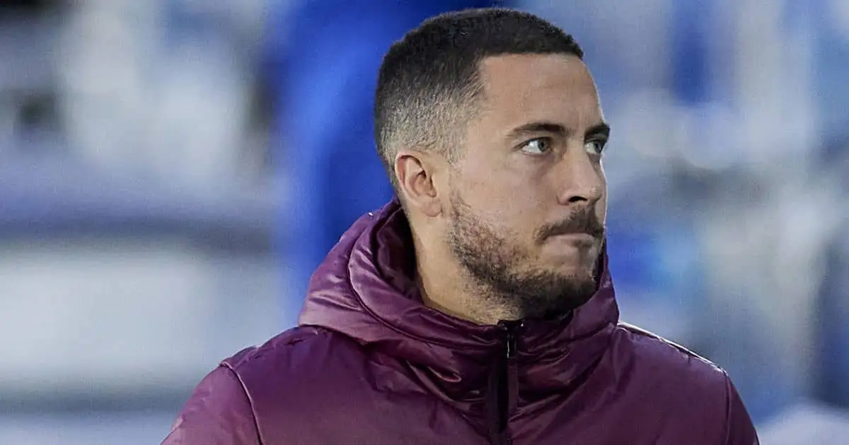 Eden Hazard emphatically shuts down Chelsea talk; snaps at CL question