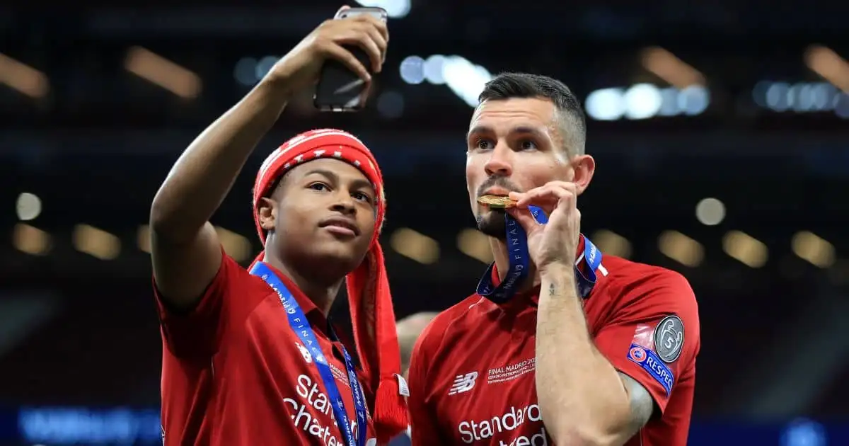 Dejan Lovren, Rhian Brewster Tottenham v Liverpool June 2019
