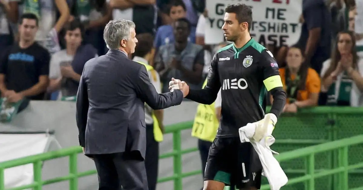 Jose Mourinho, Rui Patricio, Chelsea V Sporting Lisbon 2014, TEAMtalk