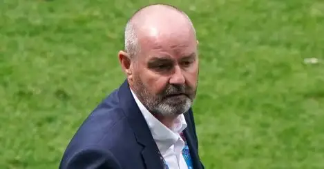 Steve Clarke dejected after Scotland defeat to Czech Republic, Euro 2020, June 2021