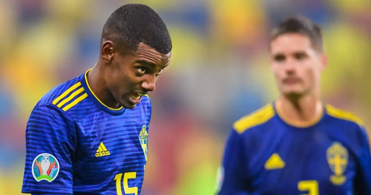 Alexander Isak, Sweden striker