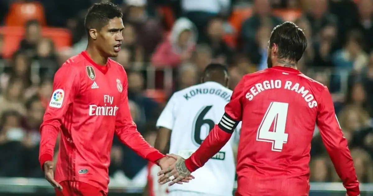 Raphael Varane, Sergio Ramos, Real Madrid