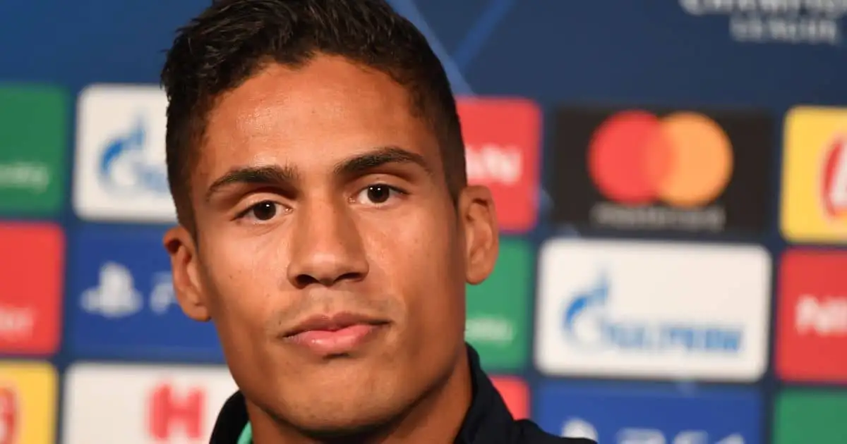 Raphael Varane Real Madrid Champions League press