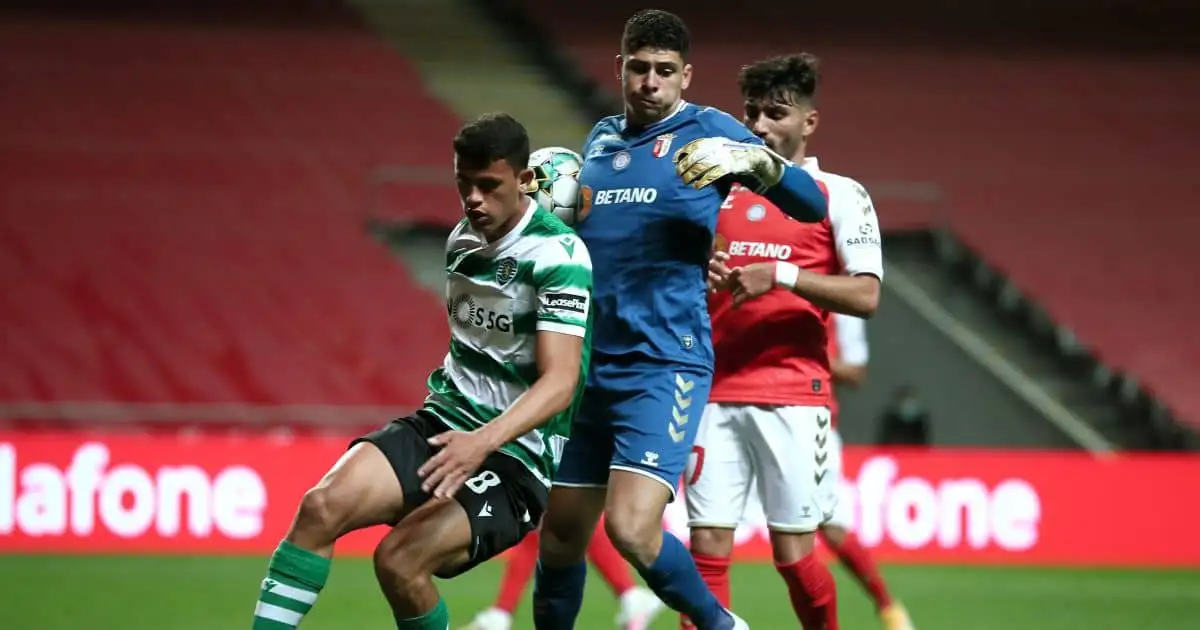 Matheus Nunes, Braga v Sporting April 2021