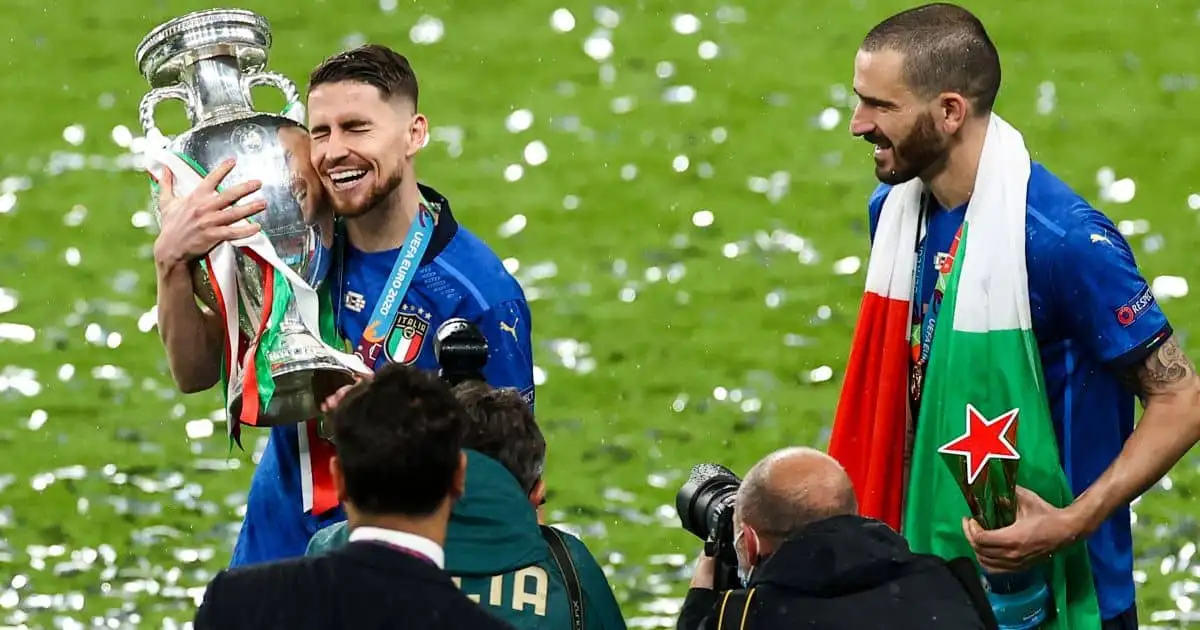 Jorginho Leonardo Bonucci Italy Euro 2020 winner TEAMtalk