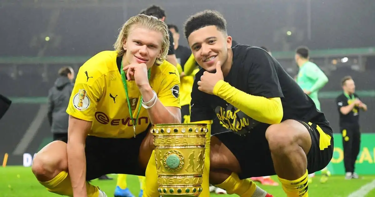 Erling Haaland, Jadon Sancho Borussia Dortmund May 2021