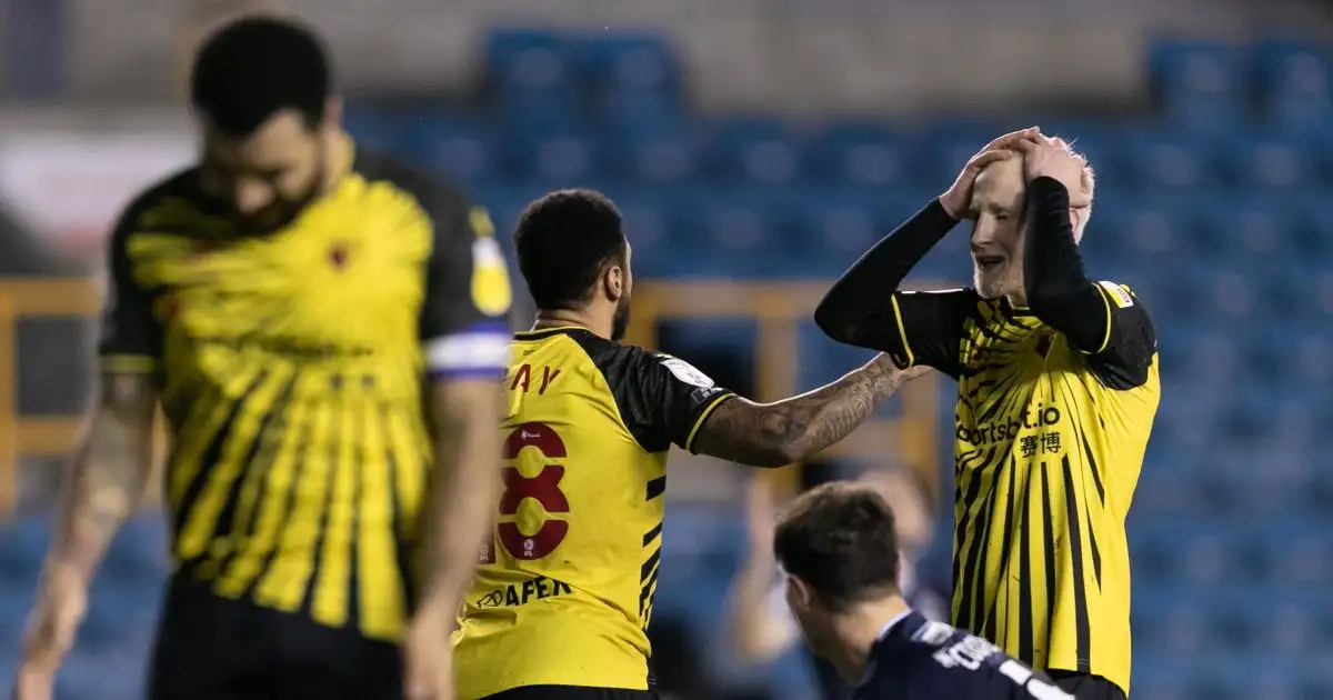 Will Hughes, Andre Gray, Troy Deeney