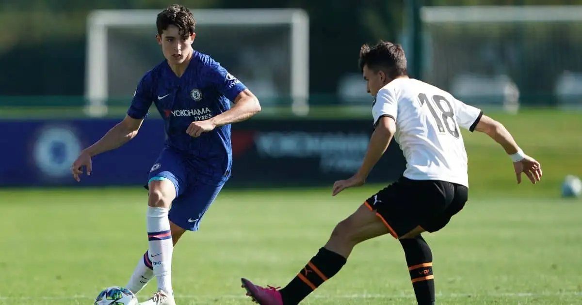 Valentino Livramento, Ignacio Garre Chelsea v Valencia September 2019