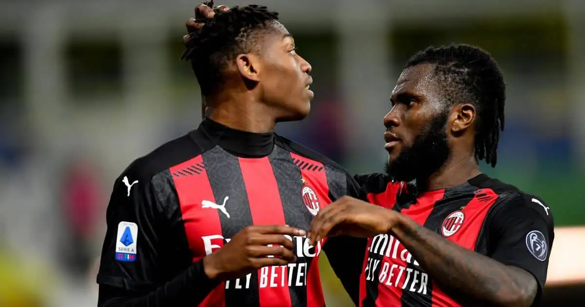 Rafael Leao, Franck Kessie, Milan celeb