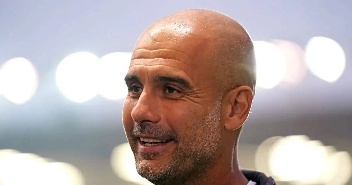 Pep Guardiola head shot July 2021