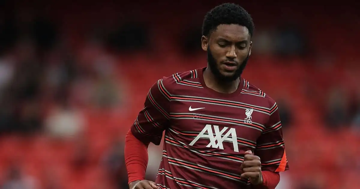 Joe Gomez, Liverpool pre-season friendly match v Osasuna, August 2021