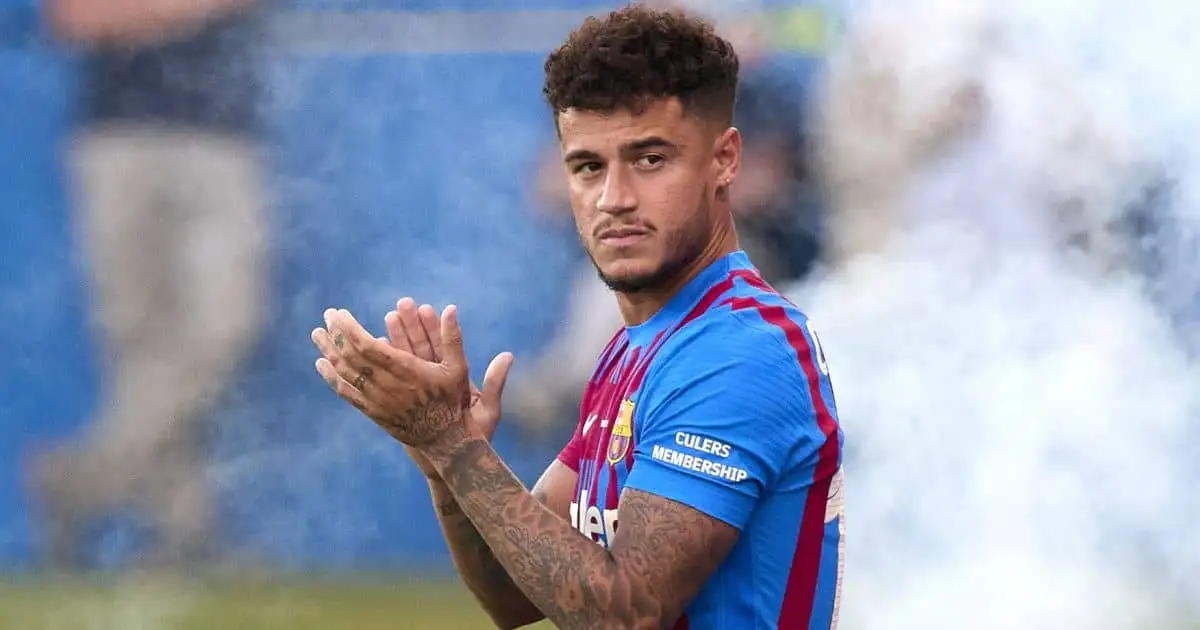 Philippe Coutinho 'proud' to a cover star for PES 2018… but the Barcelona  target is wearing a Brazil shirt rather than Liverpool red