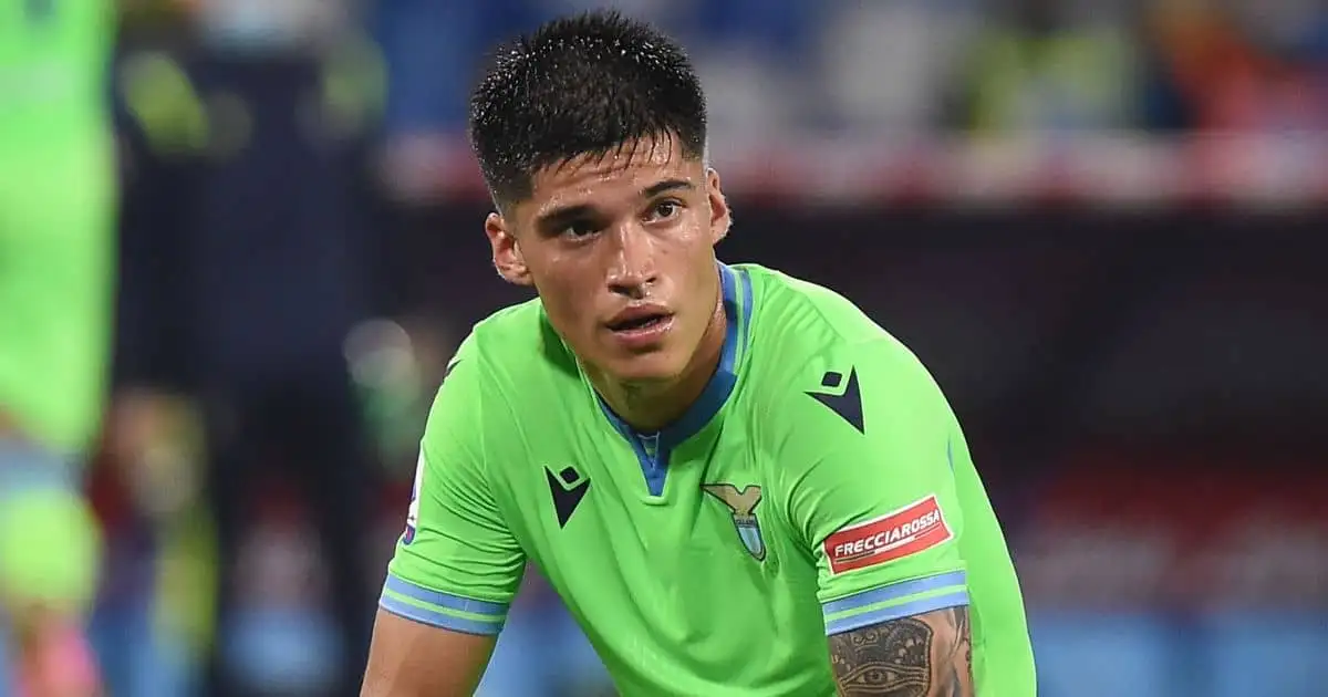 Joaquin Correa of SS Lazio looks Dejected during the Serie A match between SSC Napoli and SS Lazio at Stadio Diego Armando Maradona Naples