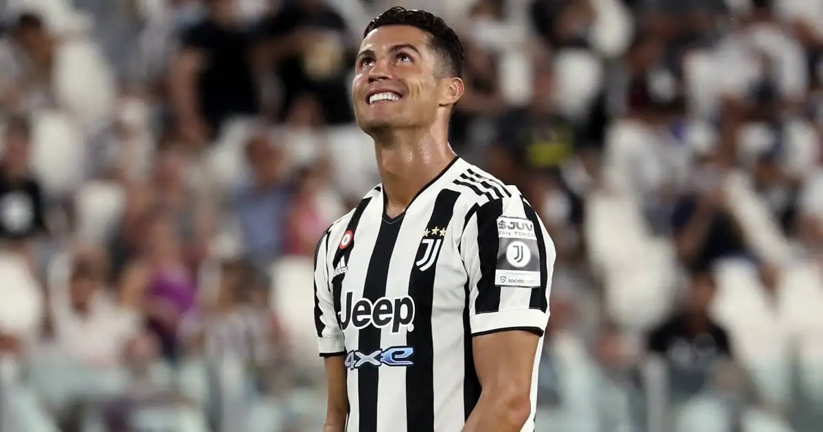 Cristiano Ronaldo playing for Juventus