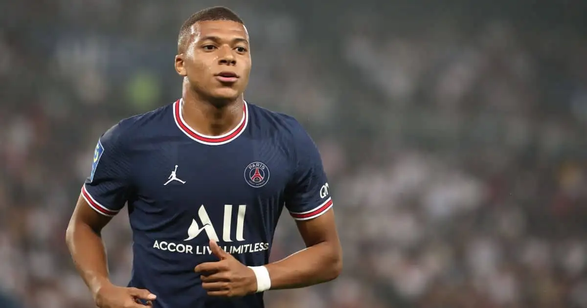 Kylian Mbappe PSG striker August 2021