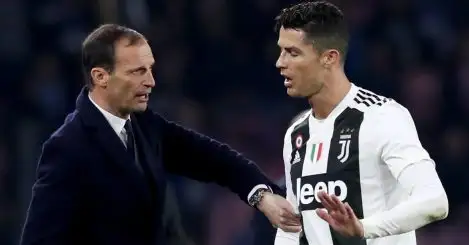 Cristiano Ronaldo boards private jet as Allegri confirms Juventus exit