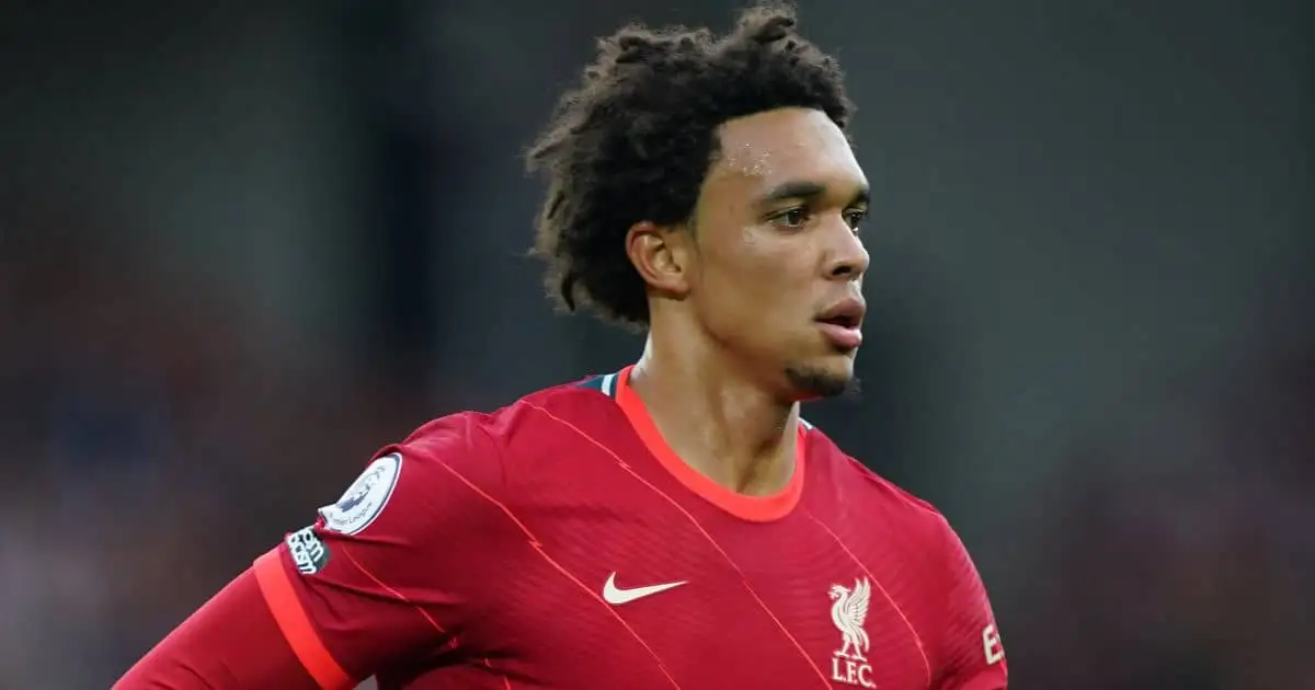 Trent Alexander-Arnold during Liverpool v Chelsea in August 2021