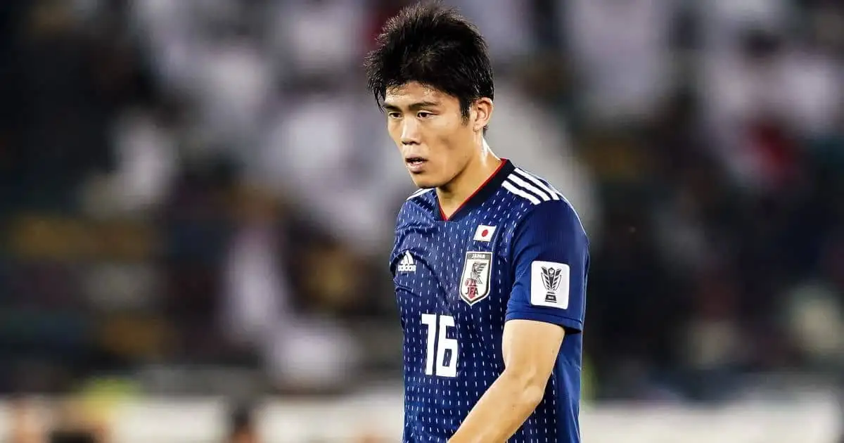 Asian Cup football, Oman versus Japan; Takehiro Tomiyasu of Japan