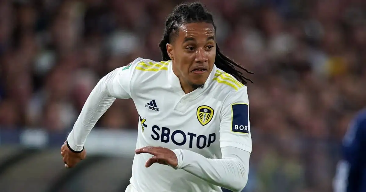 Leeds United's Helder Costa during the Carabao Cup second round match at Elland Road against Crewe