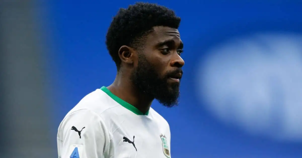 Jeremie Boga during Inter - FC Internazionale vs US Sassuolo Serie A match