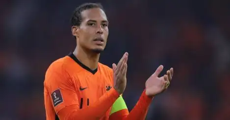 Van Dijk cracks joke after admitting luck over Netherlands injury scare