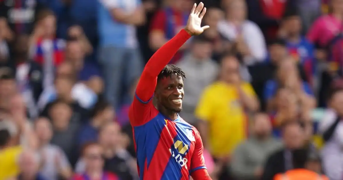 Crystal Palace forward Wilfried Zaha