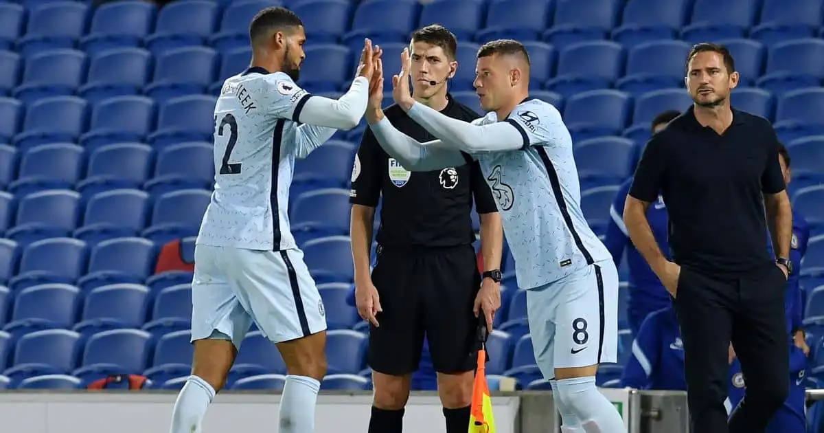 Chelsea's Ross Barkley and Ruben Loftus-Cheek