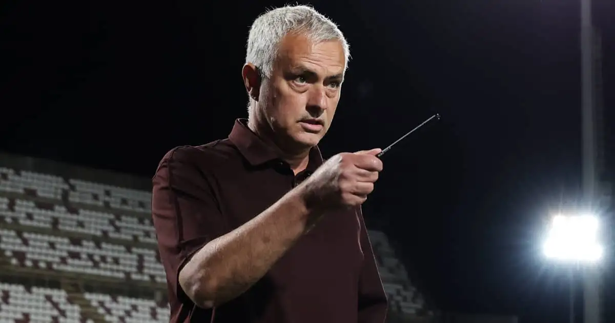 Roma manager Jose Mourinho 2021