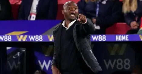 ‘We know we are capable’; Vieira reveals Palace masterplan ahead of Man City double bid