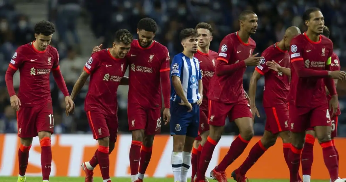 Roberto Firmino and Liverpool celebrate win over Porto