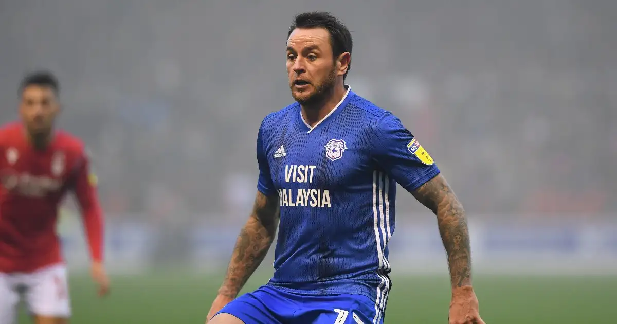 Lee Tomlin in action for Cardiff City