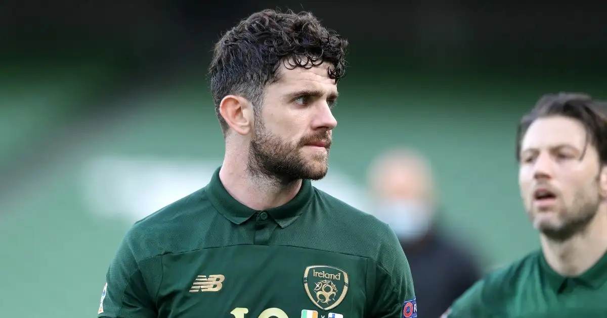 Robbie Brady in action for the Republic of Ireland