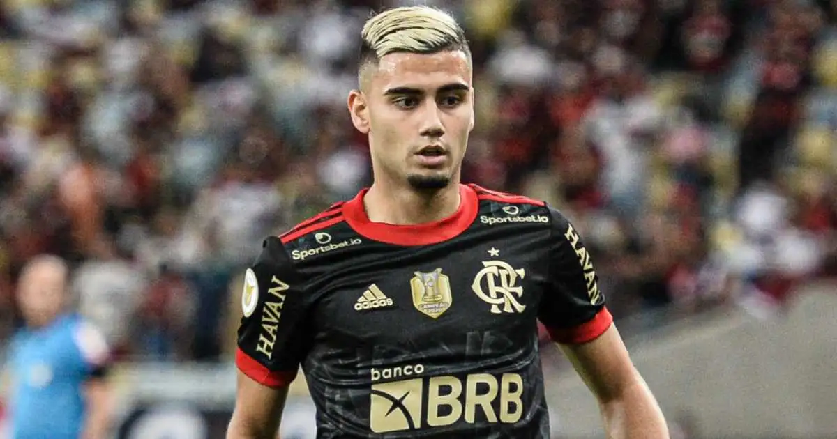 Andreas Pereira playing for Flamengo